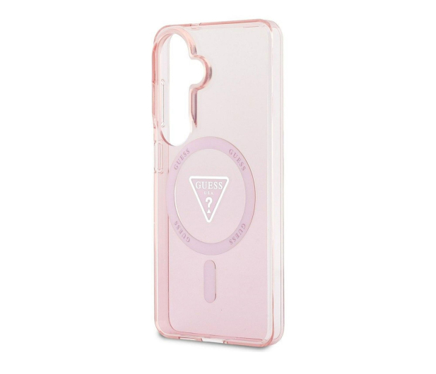 Guess Etui Gradient Triangle MagSafe do Galaxy S26 różowy - 1522701 - zdjęcie 2